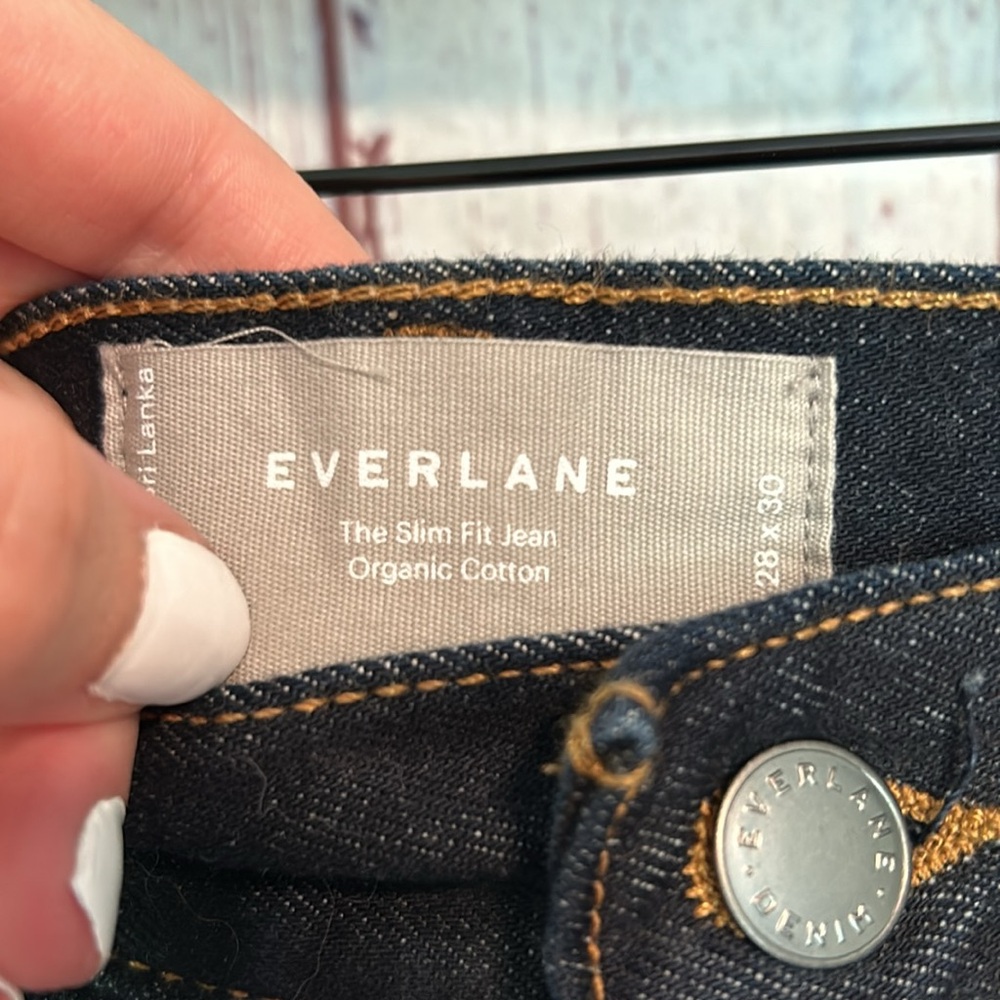 NWT Everlane The Organic Cotton Slim Fit Jean 28X30 - Picture 11 of 14